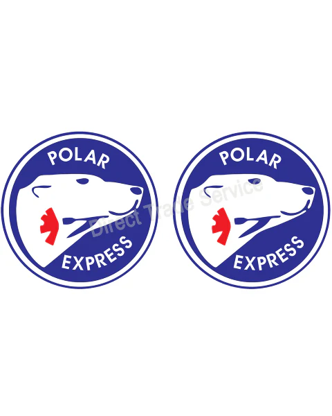 Door Step Sticker Set Polar Express