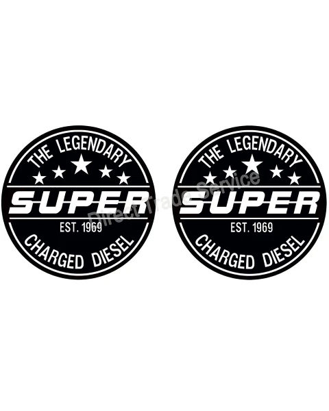 Door Step Sticker Set Super Black