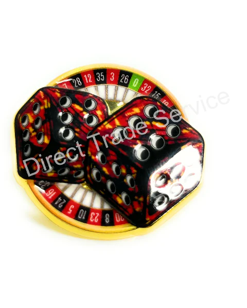 Pin Badge Plush Dice Red
