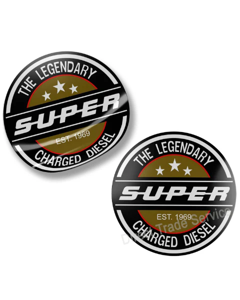 Door Step Sticker Set Legendary Diesel Gold