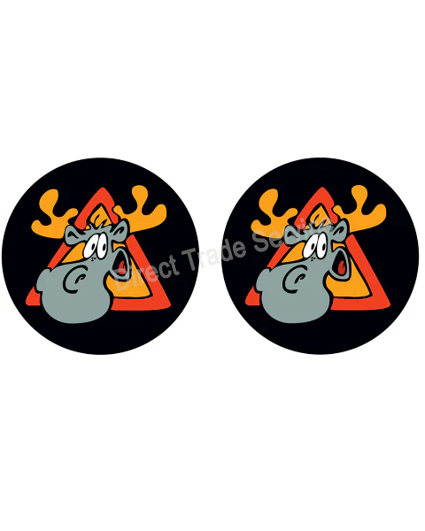 Door Step Sticker Set Moose