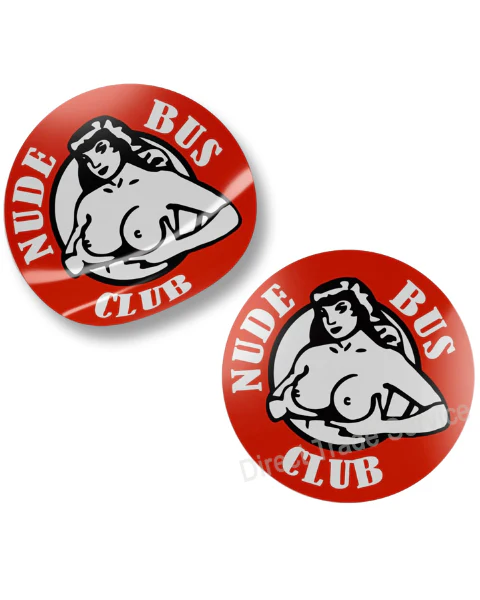 Door Step Sticker Set Nude Bus Club