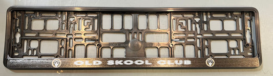 Old Skool Club Numberplate Surround