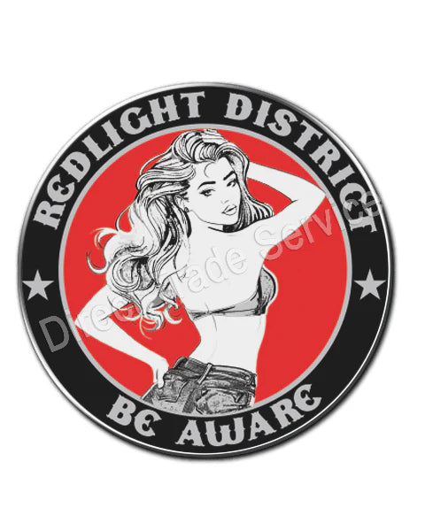 Pin Badge Red Light District