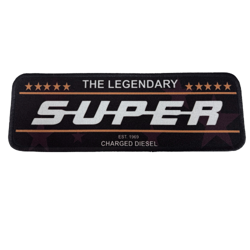 Dashboard Mat: S-U-P-E-R
